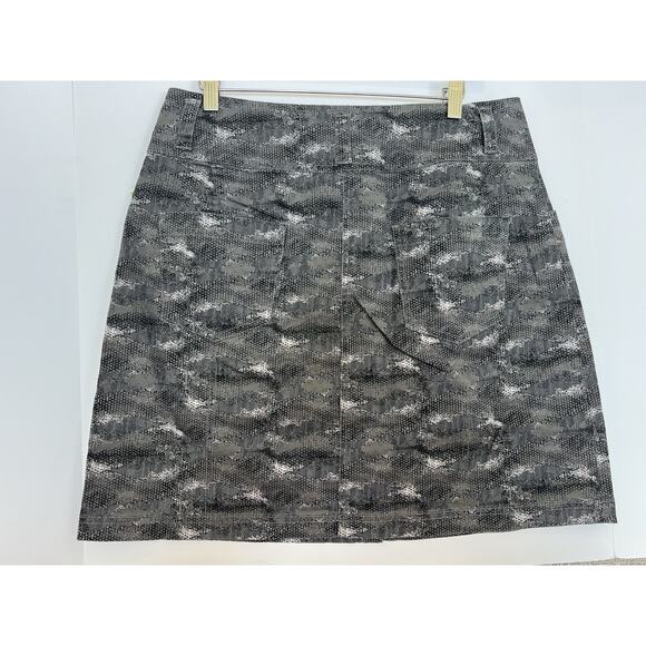 Aventura Melia Women's Skirt Size 8 Brushed Nickel Button Front Organic Cotton - Picture 3 of 9